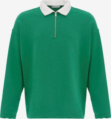 Felpa di Dandalo in verde: frontale