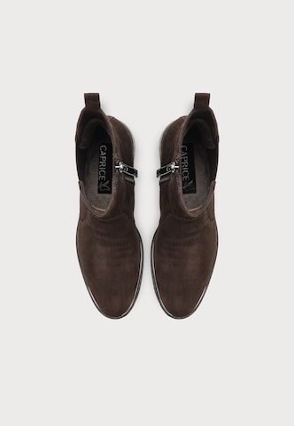 CAPRICE Chelsea Boots in Brown