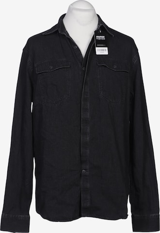 REPLAY Hemd XL in Schwarz: Vorderseite