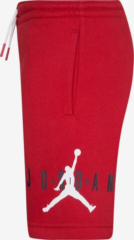 Regular Pantalon Jordan en rouge