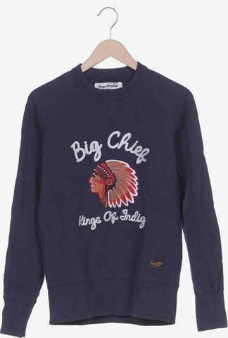 Kings Of Indigo Sweatshirt & Zip-Up Hoodie in M in Blue: front