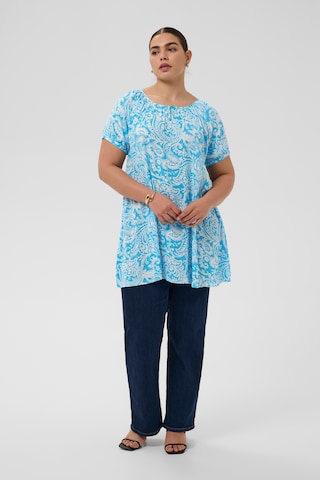 KAFFE CURVE Tunic in Blue
