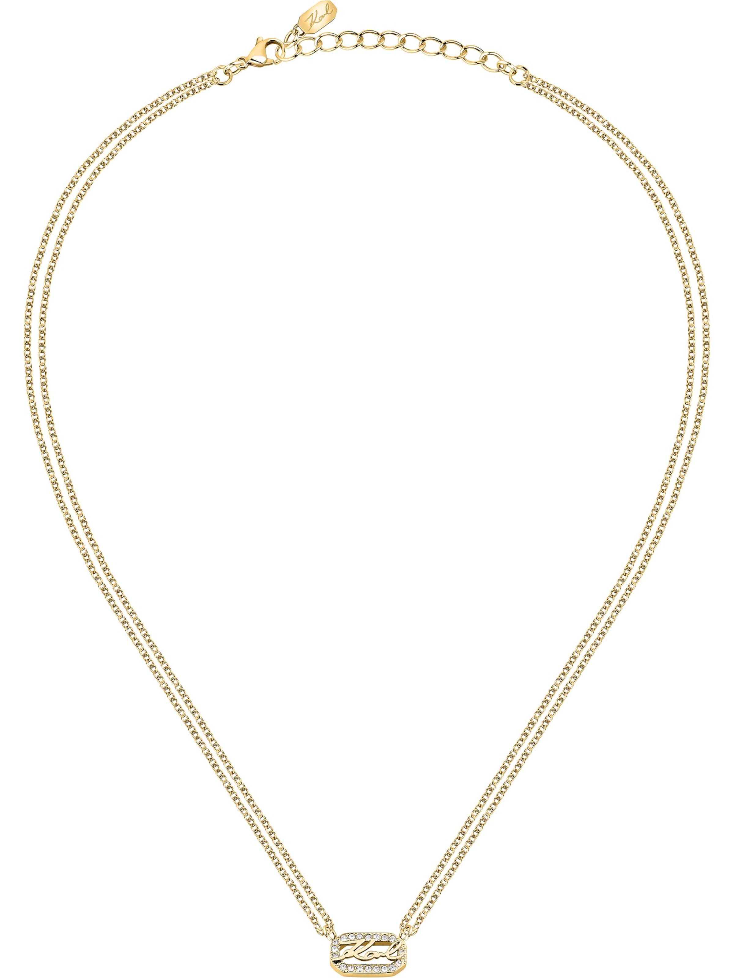 Karl Lagerfeld Necklace in Yellow: front