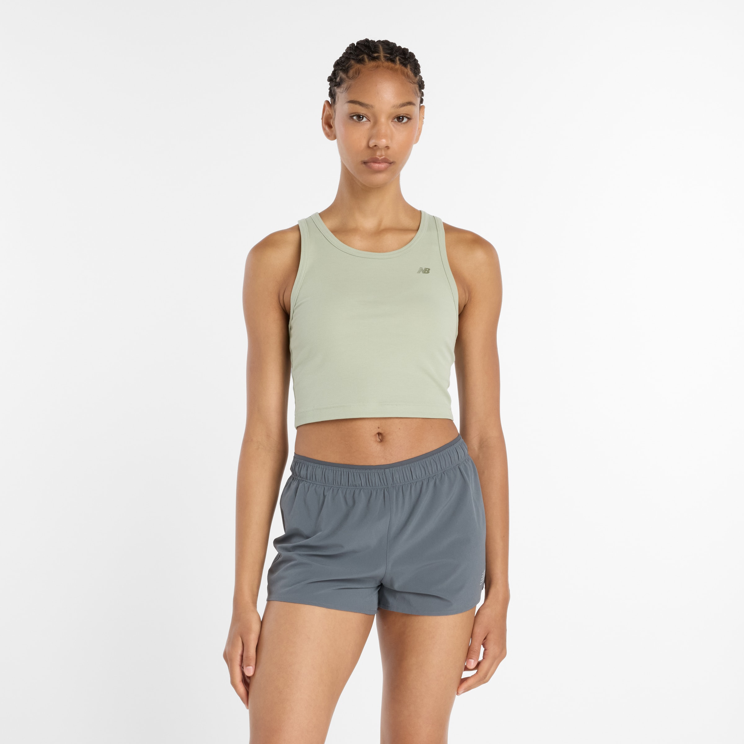 Haut de sport new balance en vert : devant