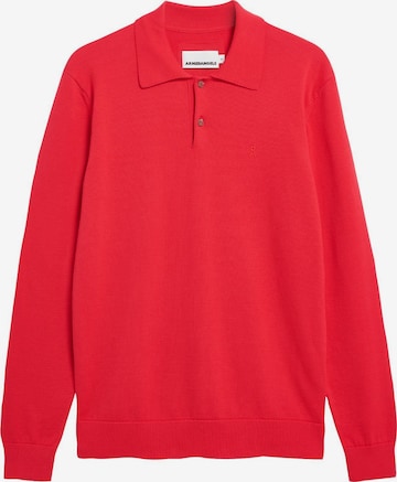 ARMEDANGELS Pullover POLO in Rot: Vorderseite