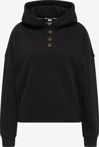 Sweat-shirt DreiMaster Vintage en noir : devant