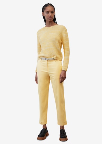 Marc O'Polo - Regular Calças chino 'Kalni' em amarelo