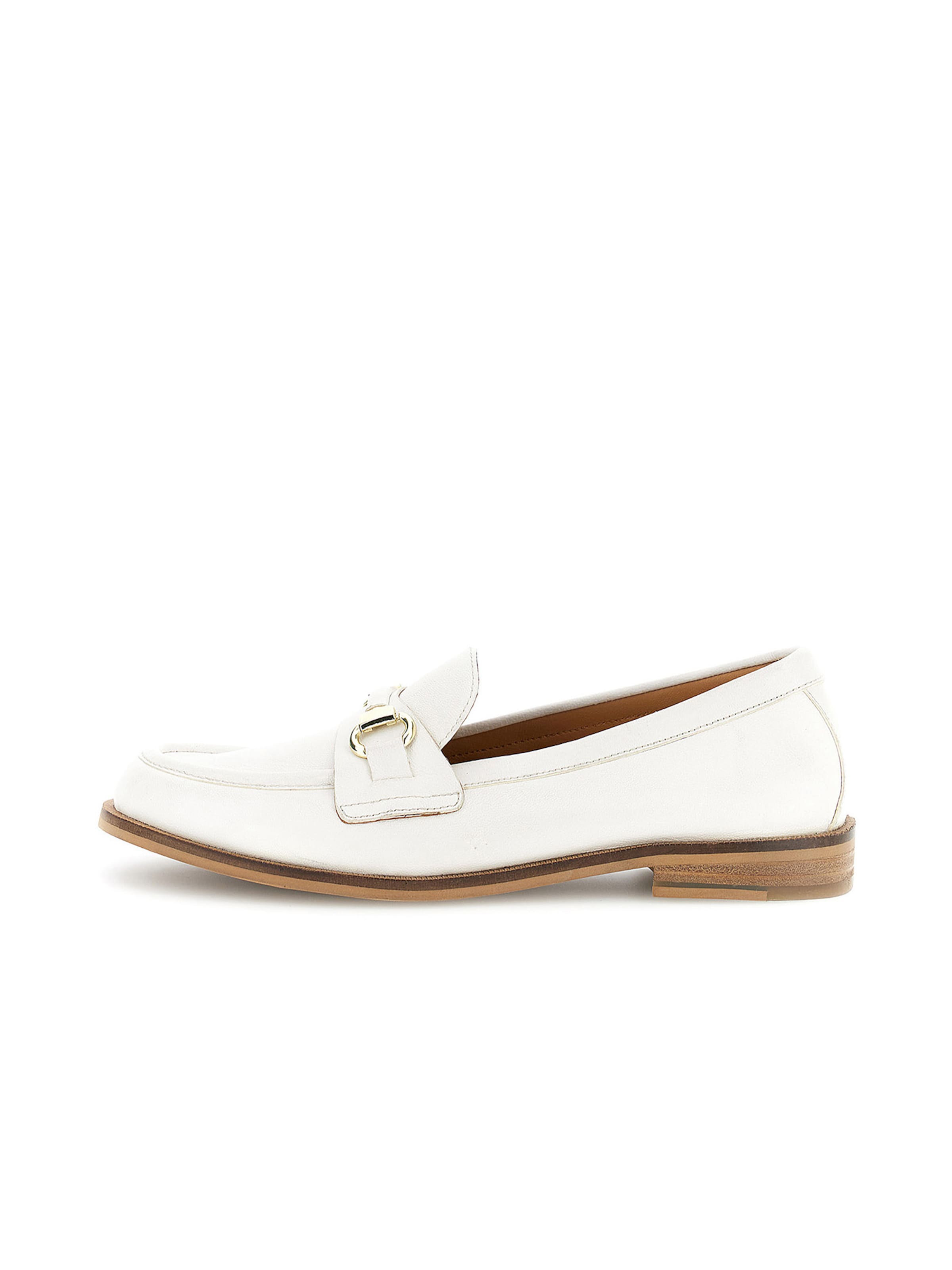 Chaussure basse CAFè NOIR en blanc : devant