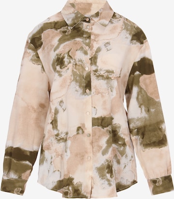 Usha - Blusa em bege: frente