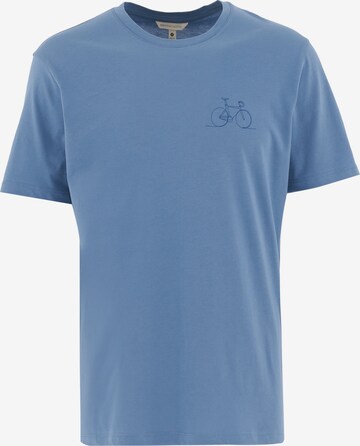Organication T-Shirt in Blau: Vorderseite