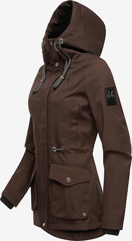 MARIKOO Between-seasons parka 'Babetaa' in Brown