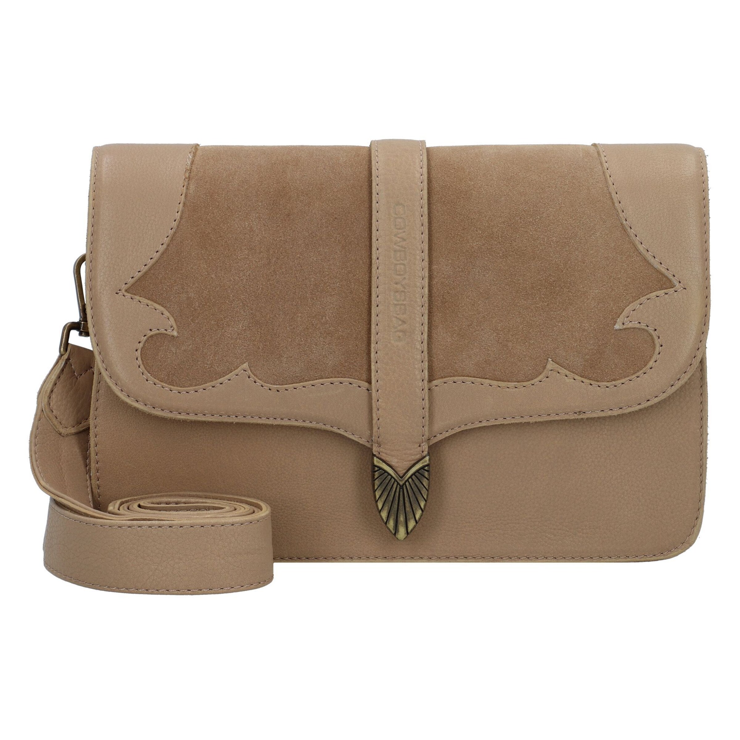 Borsa a tracolla 'Western' di Cowboysbag in beige: frontale