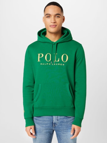 Felpa di Polo Ralph Lauren in verde: frontale