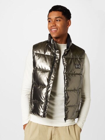 HUGO Red Vest 'Baltino2311' in Silver: front