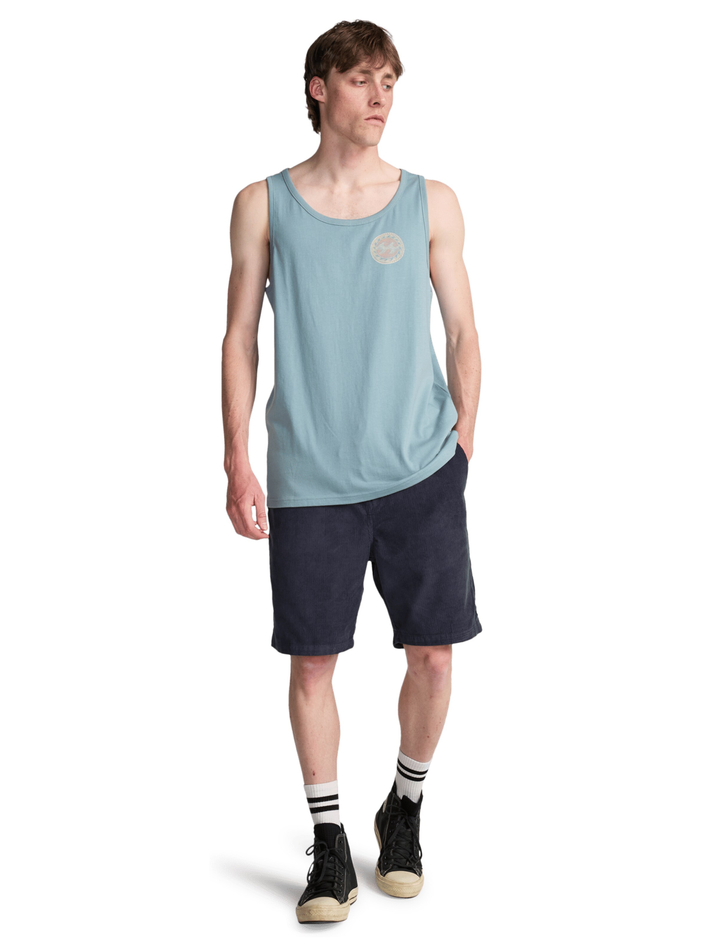BILLABONG Póló 'Crayon Wave' - kék