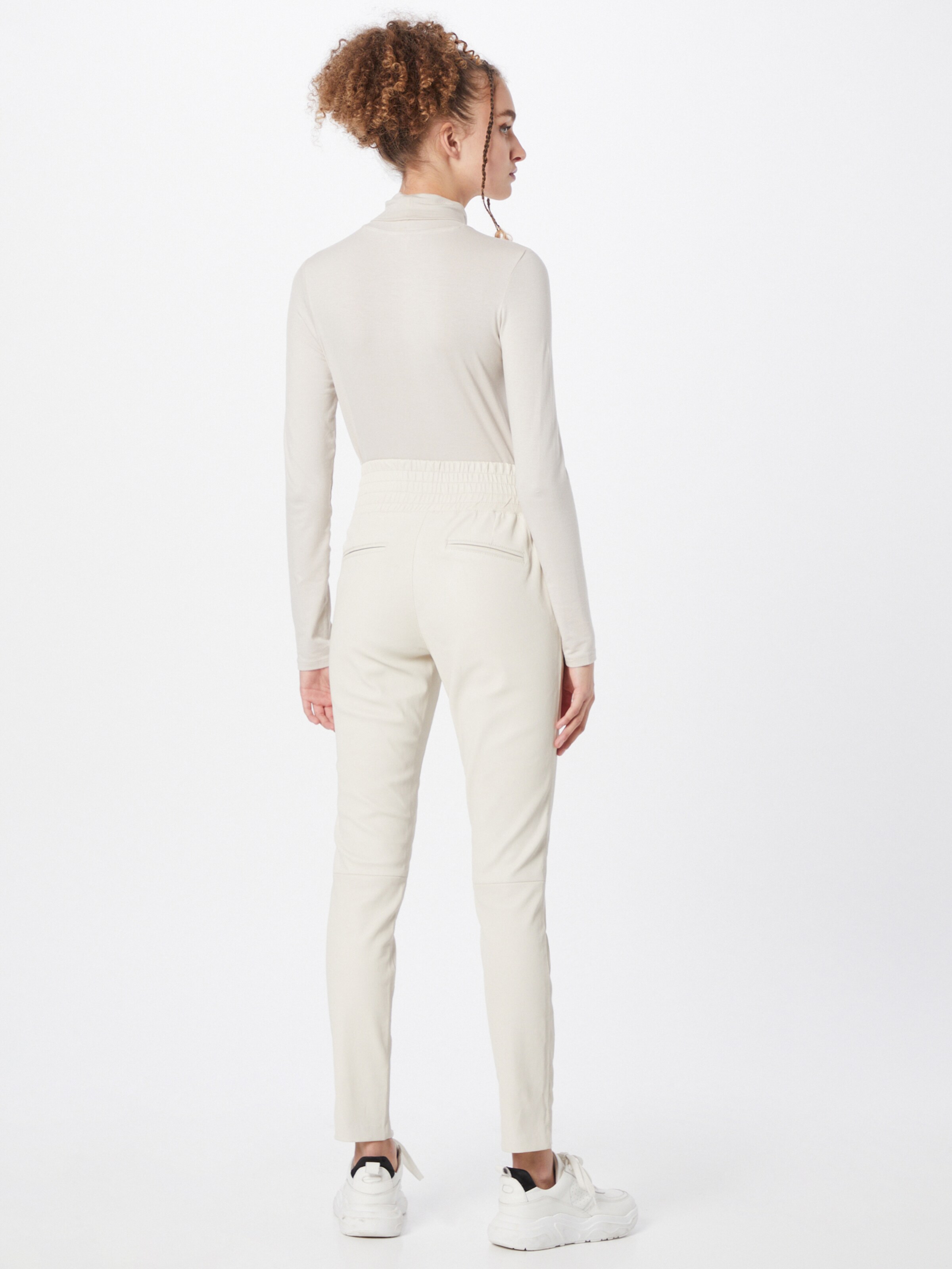 Witte leren legging best sale
