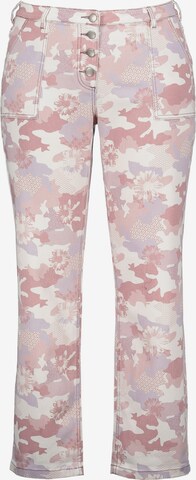 Ulla Popken Regular Pants in Mixed colors: front