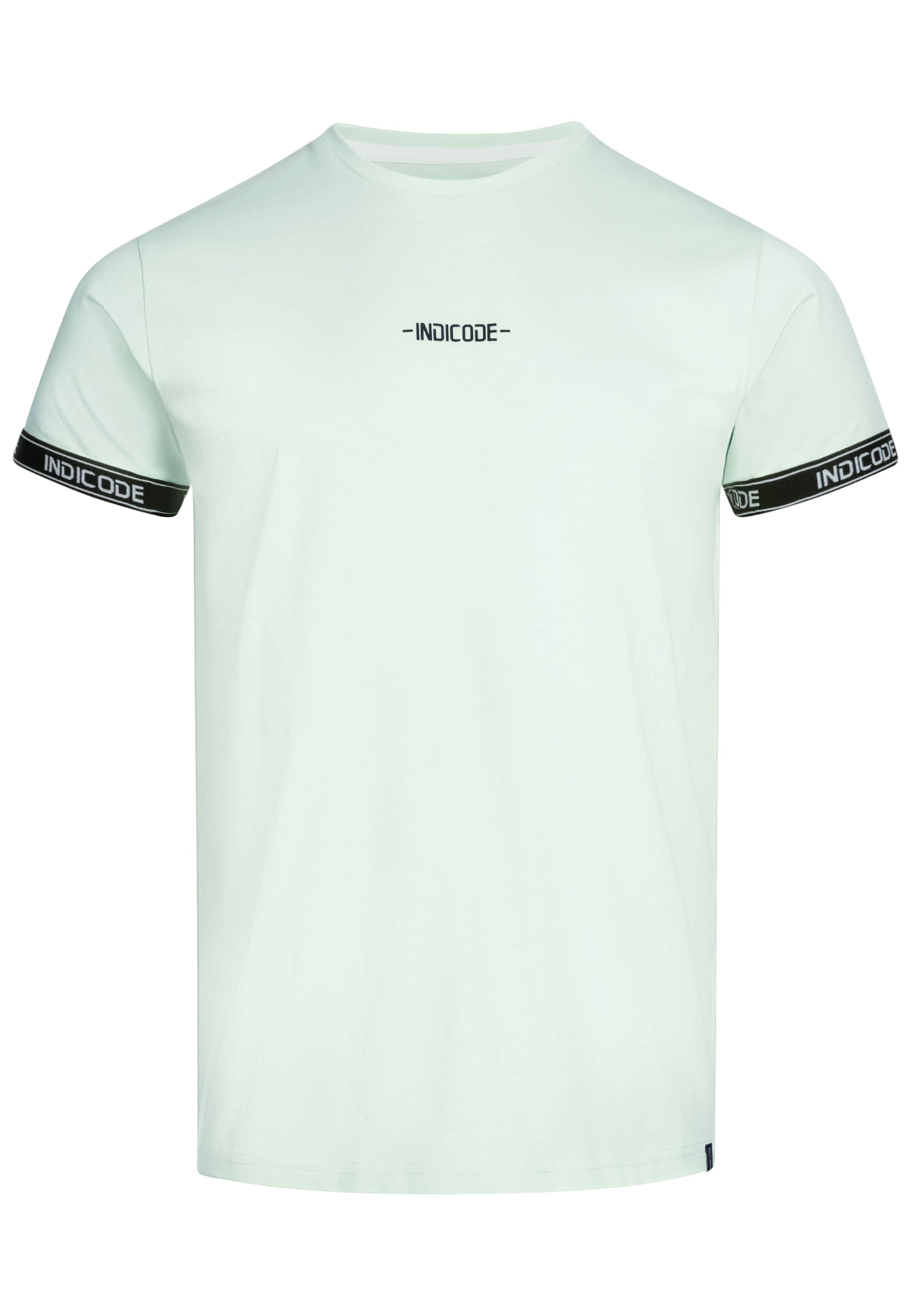 INDICODE JEANS Shirt 'Lutzy' in Groen: voorkant