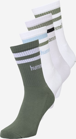 Hummel Αθλητικές κάλτσες σε λευκό: μπροστά