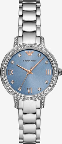 Montre à affichage analogique Emporio Armani en argent : devant