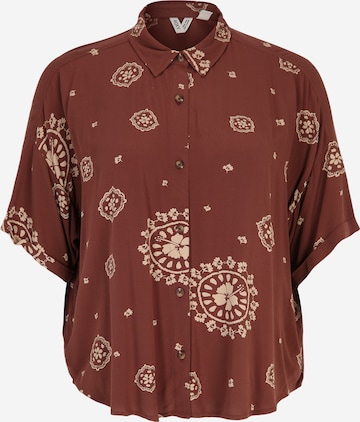 ROXY Blouse 'BEACH NOSTALGIA' in Brown: front