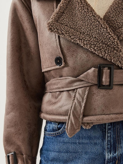 Giacca di mezza stagione Bianco Lucci di colore mocca, Visualizzazione prodotti