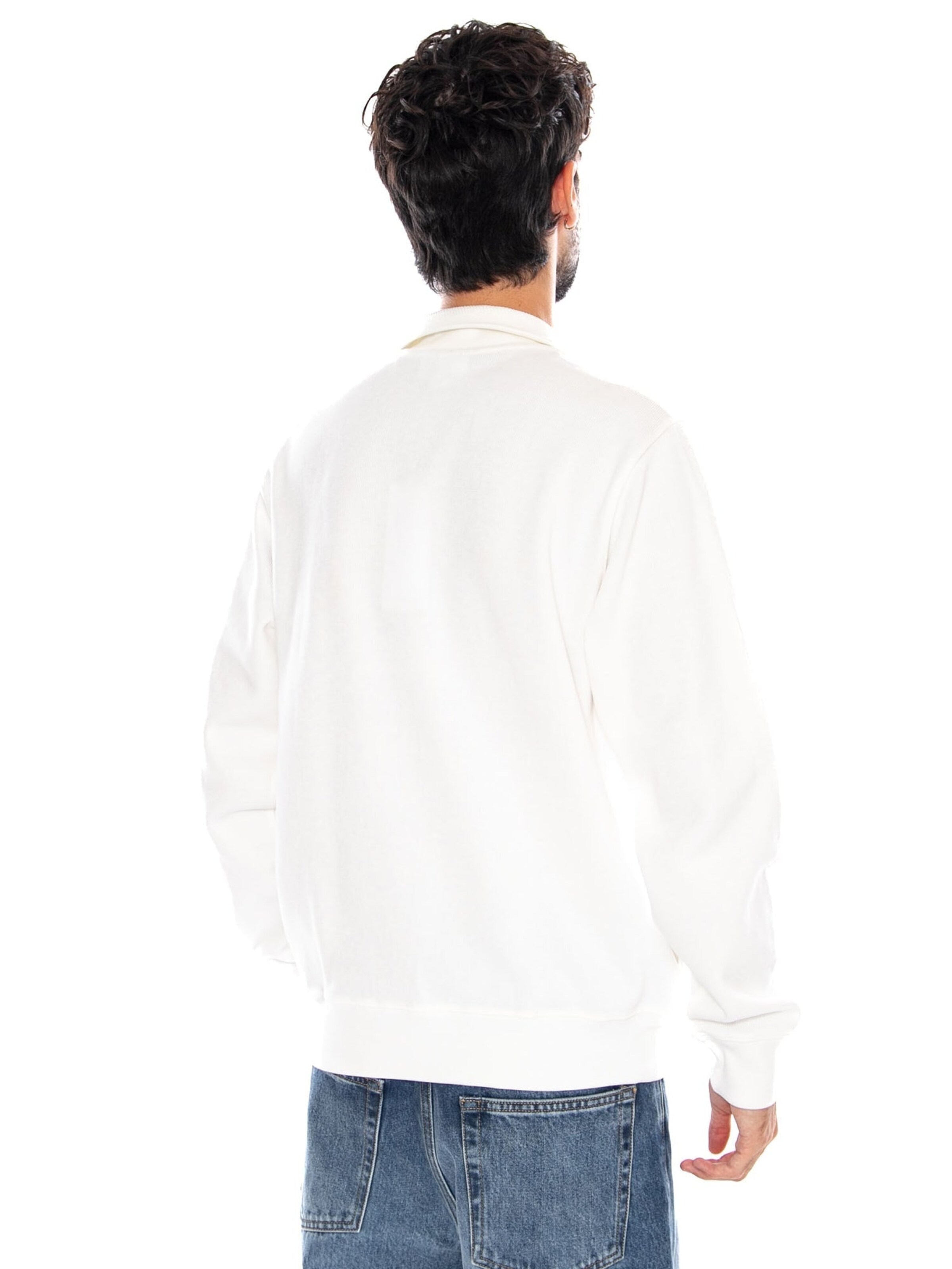 Felpa 'SWEATSHIRT WHITE' di LACOSTE in bianco