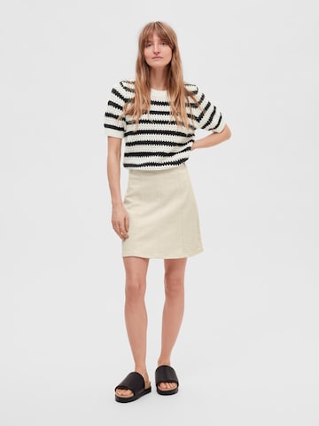 SELECTED FEMME Skirt 'Krista' in Beige