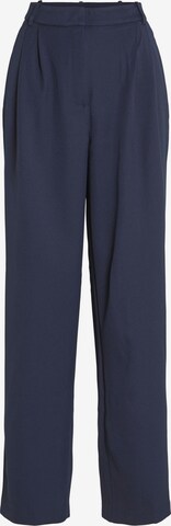 VILA Wide leg Pleat-front trousers 'VIGA' in Blue: front