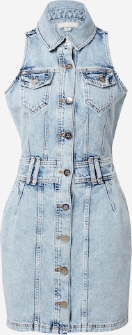 Robe-chemise River Island en bleu : devant