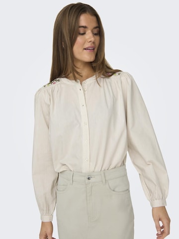 ONLY Blouse 'LALA AGLA' in Beige: front