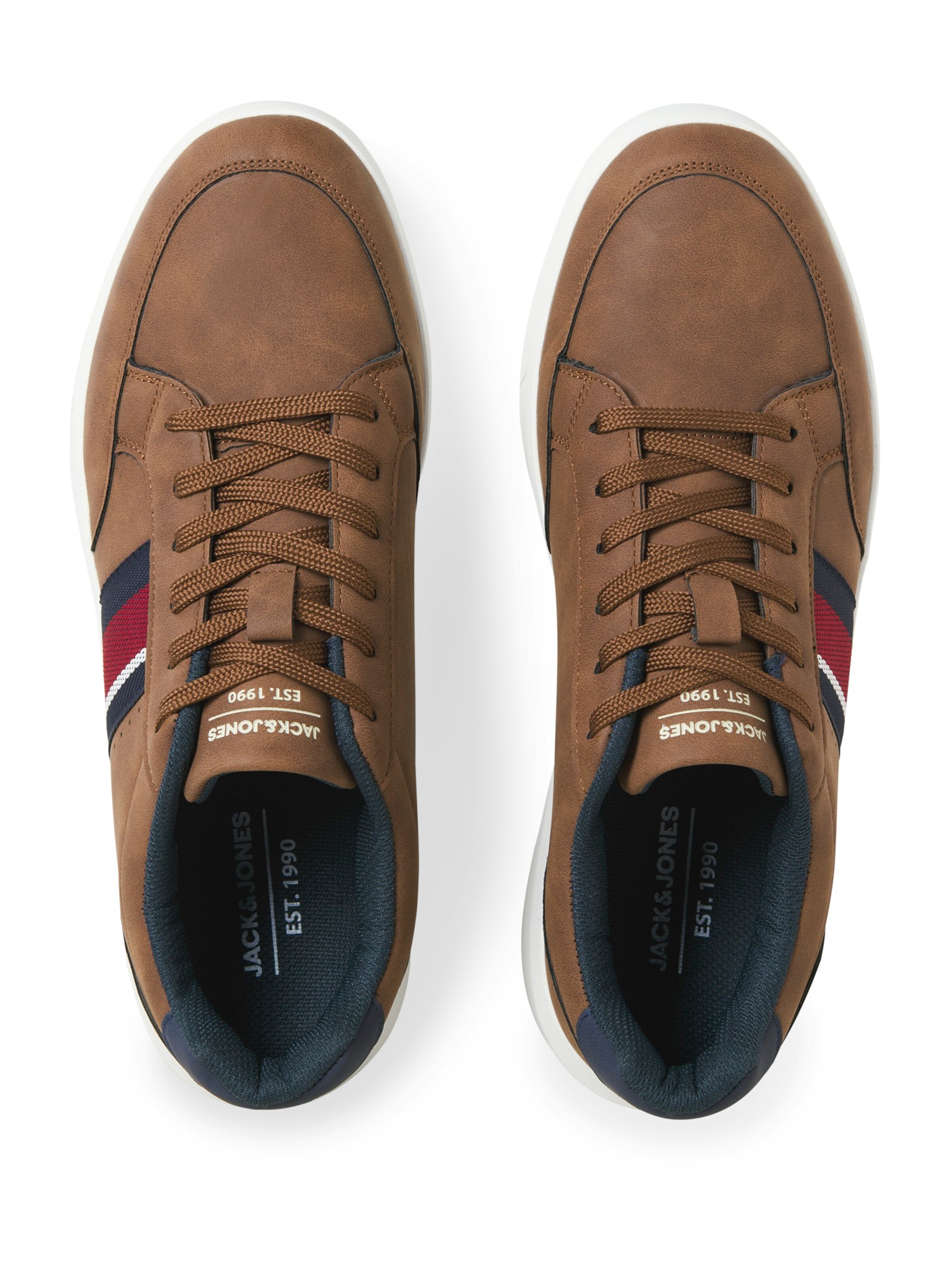 JACK & JONES Tenisky 'JFWJOHNSON' – hnědá