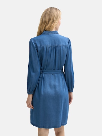 Robe-chemise TOM TAILOR en bleu