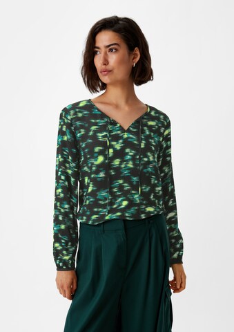 Chemisier comma casual identity en vert : devant