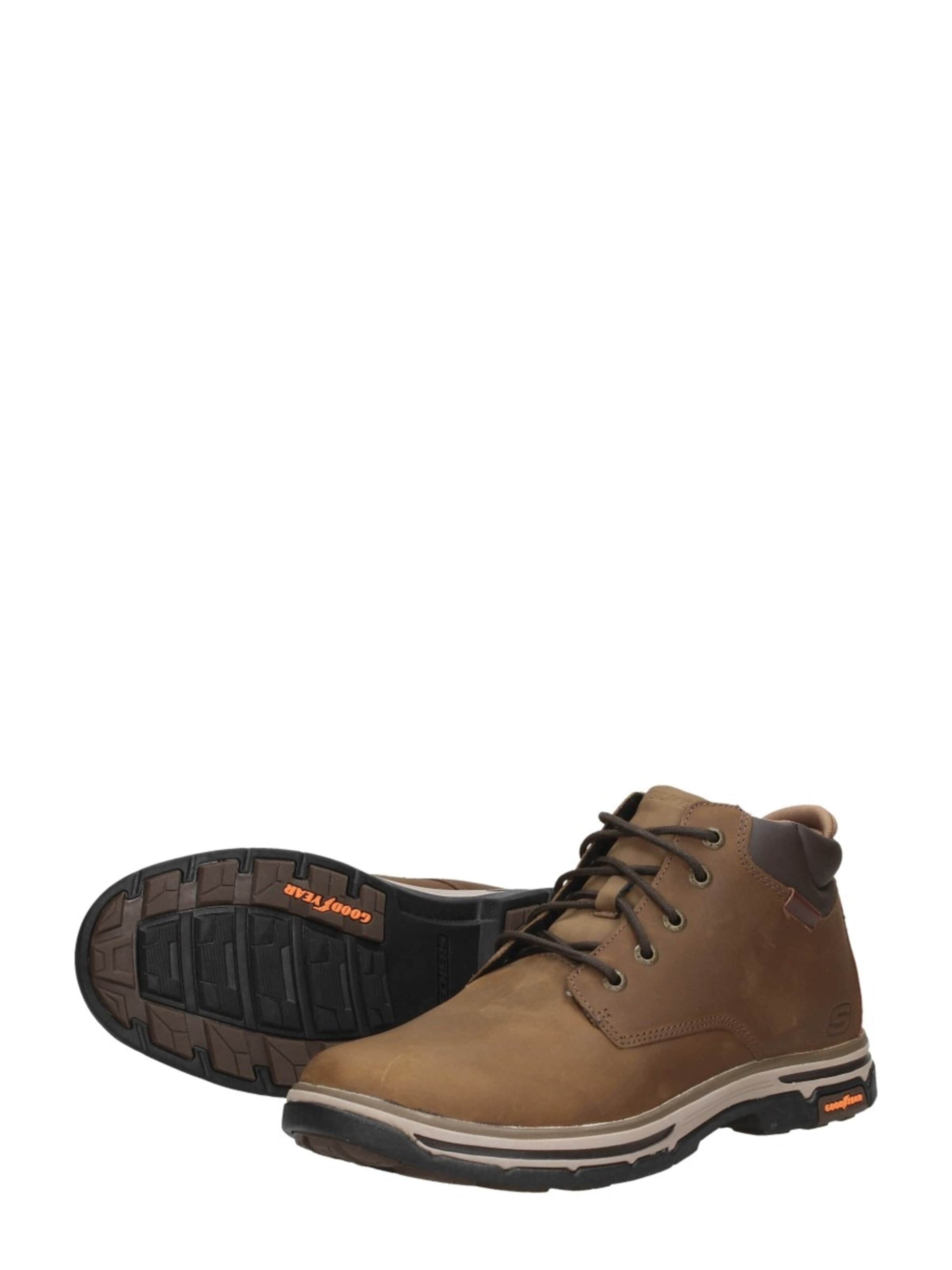 Bottes à lacets 'Relaxed Fit: Segment 2.0 - Brogden' SKECHERS en marron