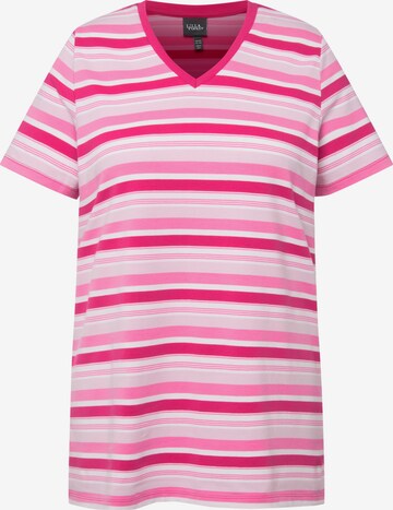 T-shirt Ulla Popken en rose : devant