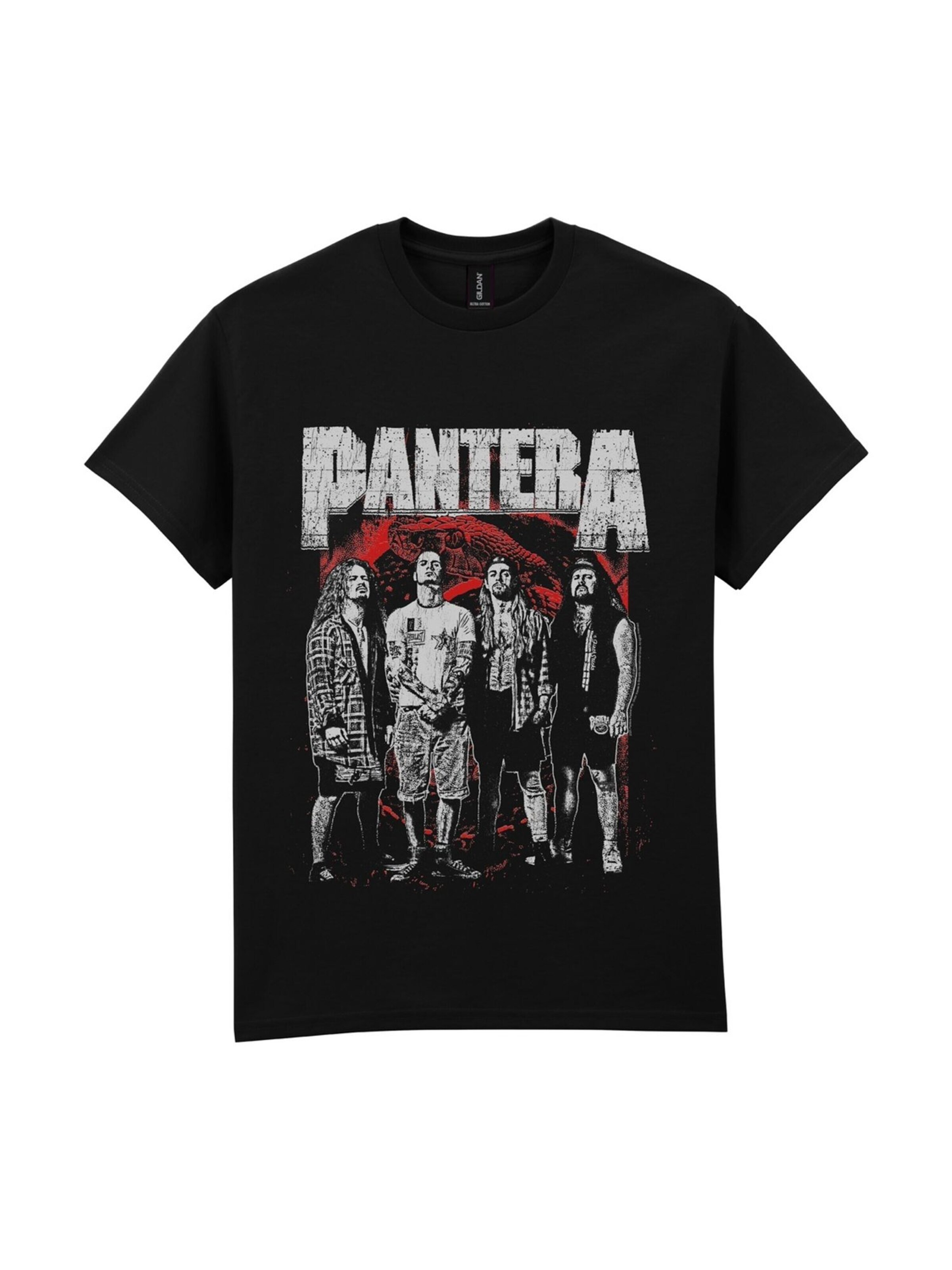PANTERA Shirt 'Pantera The Band' in Black: front