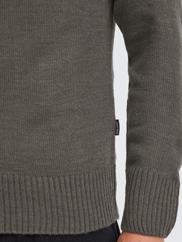 BLEND Strickjacke ' BHRycel ' in Grau