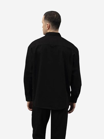Comfort fit Camicia di Giesto in nero