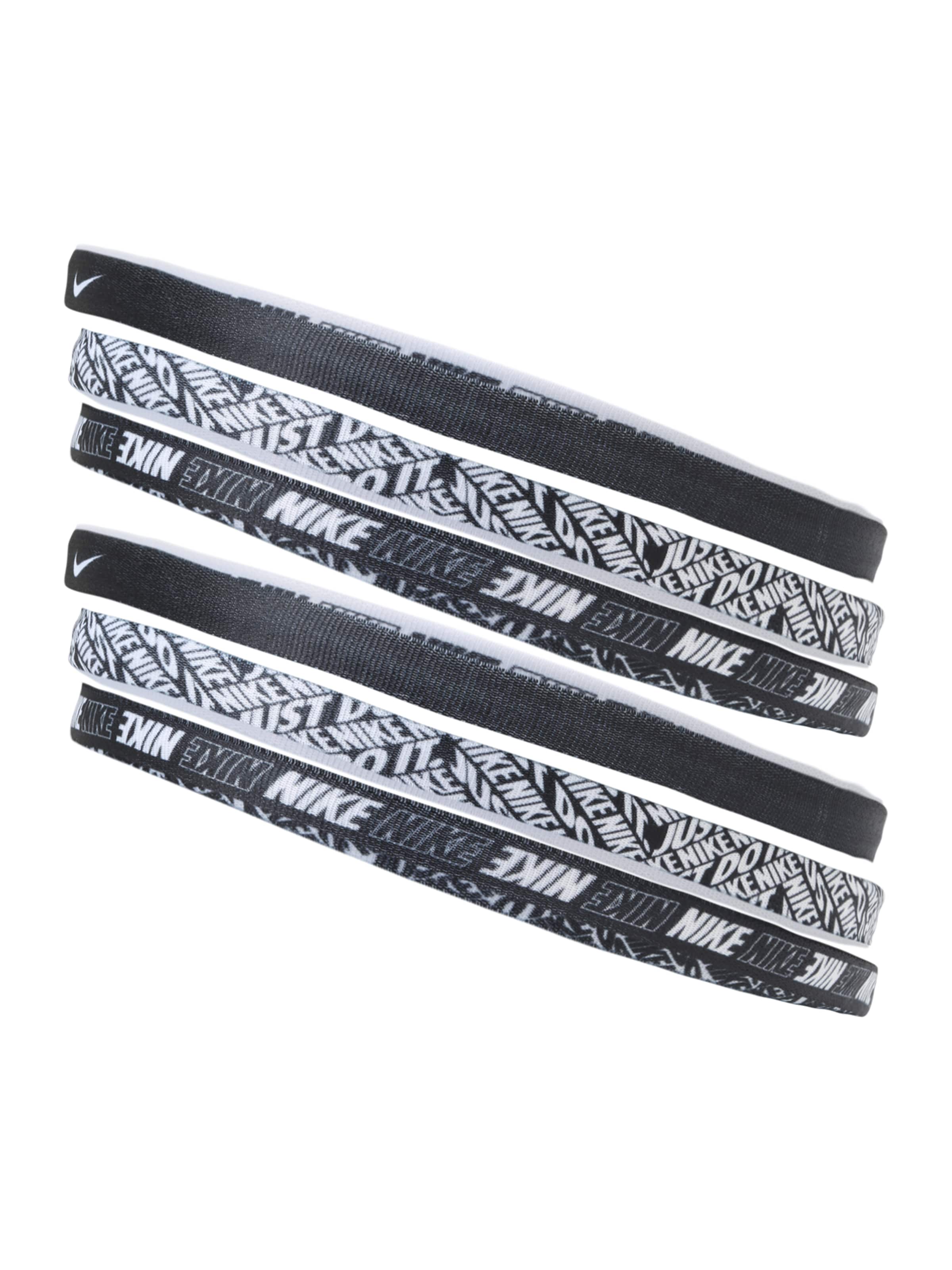 NIKE - Banda de cabeza deportiva en negro