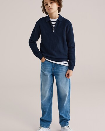 WE Fashion Svetr – modrá