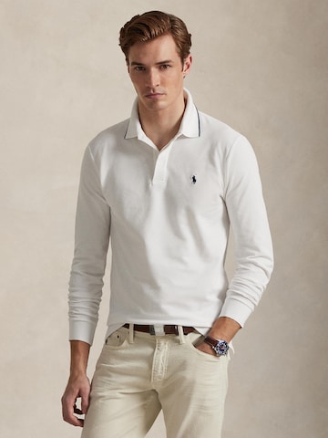T-Shirt Polo Ralph Lauren en blanc : devant
