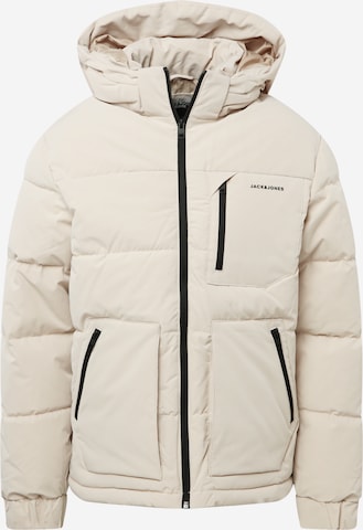 JACK & JONES Winter jacket 'Otto' in Beige: front