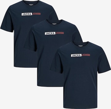 JACK & JONES Shirt 'Corp' in Blue: front