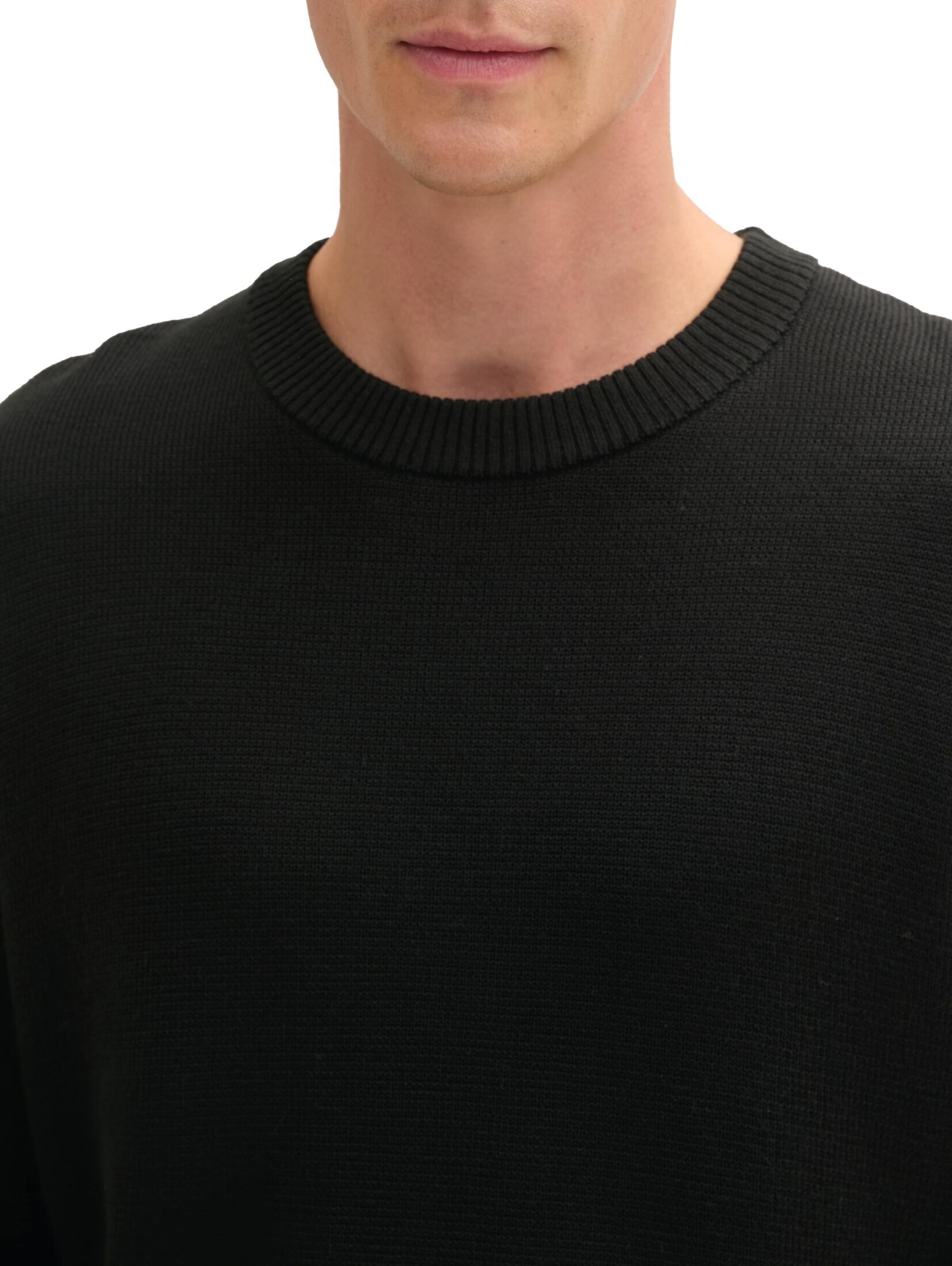 TOM TAILOR Pullover in Schwarz