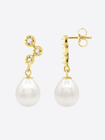 Ateliers Saint Germain - Pendientes 'WAGRAM' en amarillo: frente