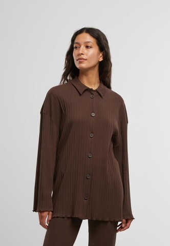 Chemisier ' ' OH APRIL en marron : devant