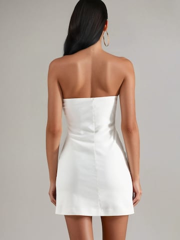 Hiccup Mini Kleid in Weiß