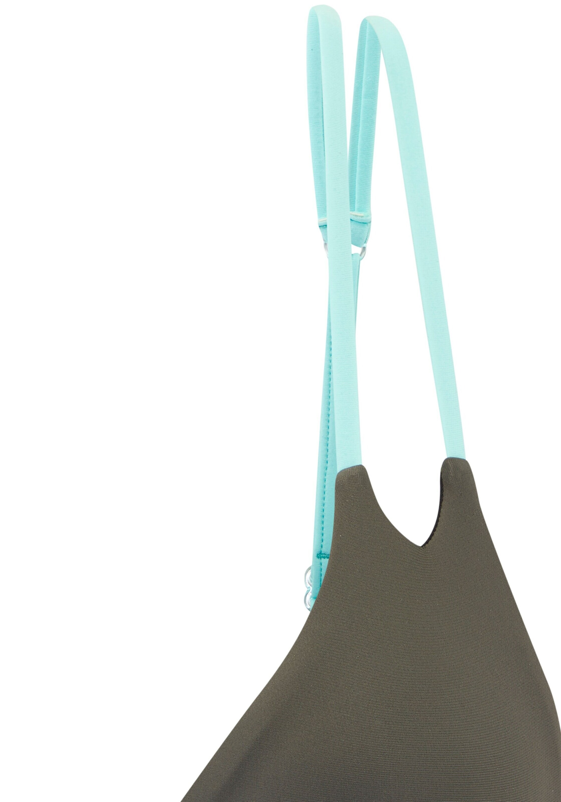 s.Oliver Trójkąt Góra bikini w kolorze zielony