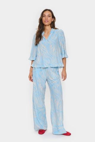 SAINT TROPEZ Bluse 'Jessica' i blå